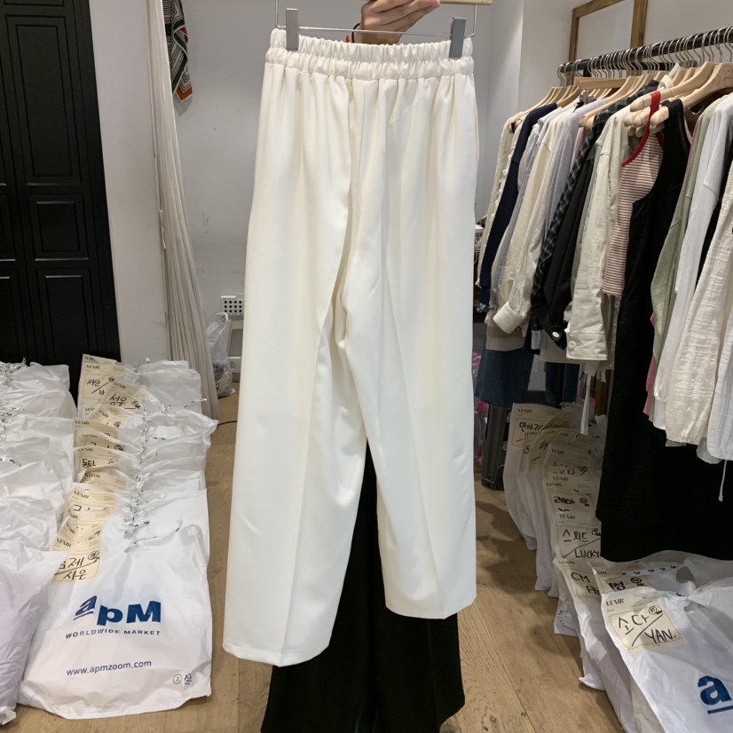 VENIR-a韓國直郵㊣女裝新品人氣熱賣時尚25春夏休閑褲褶皺VENIR-a休閑褲