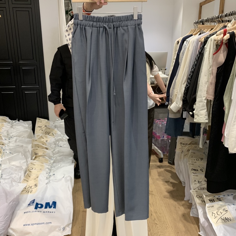 VENIR-a韓國直郵㊣女裝新品人氣熱賣時尚25春夏休閑褲褶皺VENIR-a休閑褲圖色2