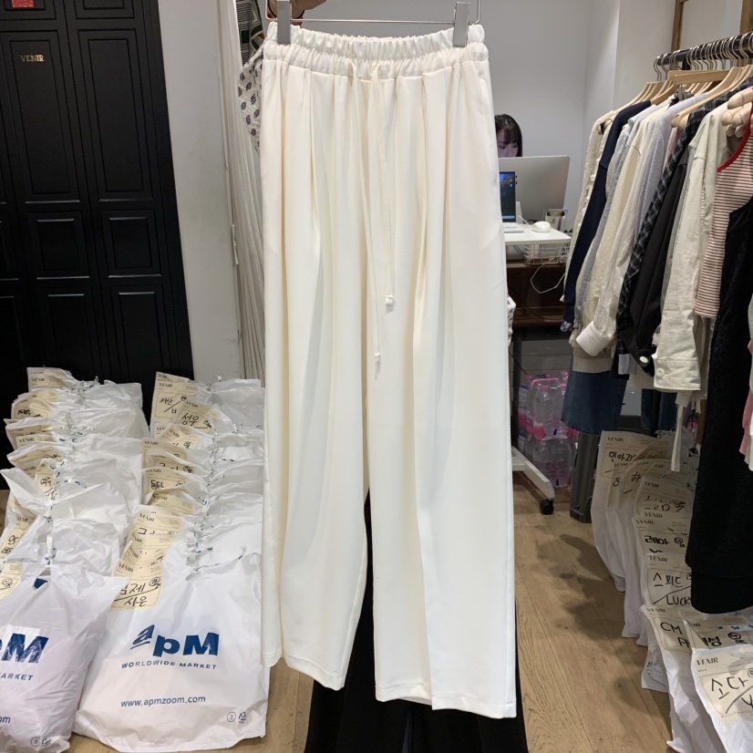 VENIR-a韓國直郵㊣女裝新品人氣熱賣時尚25春夏休閑褲褶皺VENIR-a休閑褲圖色3