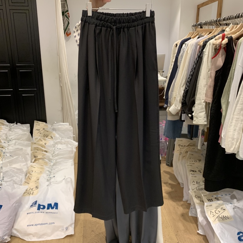 VENIR-a韓國直郵㊣女裝新品人氣熱賣時尚25春夏休閑褲褶皺VENIR-a休閑褲圖色4