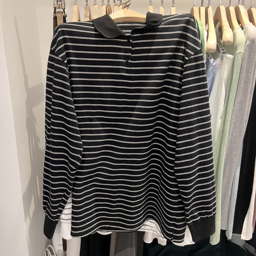 PLATE直郵韓國代購㊣女裝新品休閑時尚推薦職業人氣長袖T恤PLATE長袖T恤圖色2