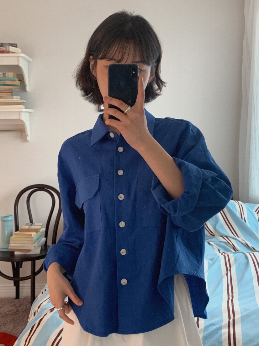 SLAT韓國直郵㊣東大門實拍女裝新款人氣時尚職業襯衫蕾絲衫SLAT襯衫/蕾絲衫
