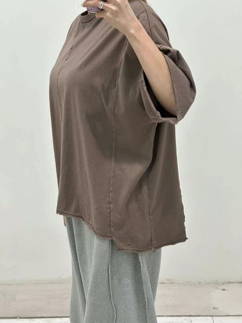 ZACCU韓國直郵㊣東大門實拍女裝新款推薦人氣休閑職業25春夏T恤ZACCUT恤