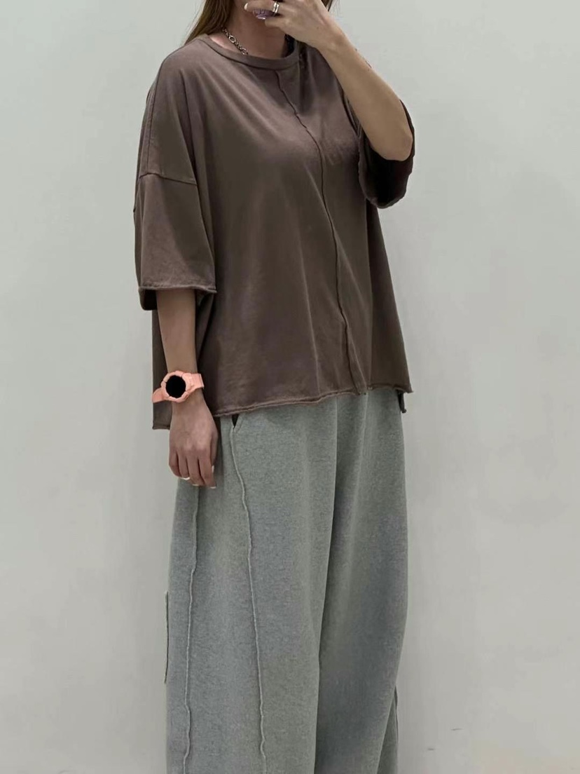 ZACCU韓國直郵㊣東大門實拍女裝新款推薦人氣休閑職業25春夏T恤ZACCUT恤