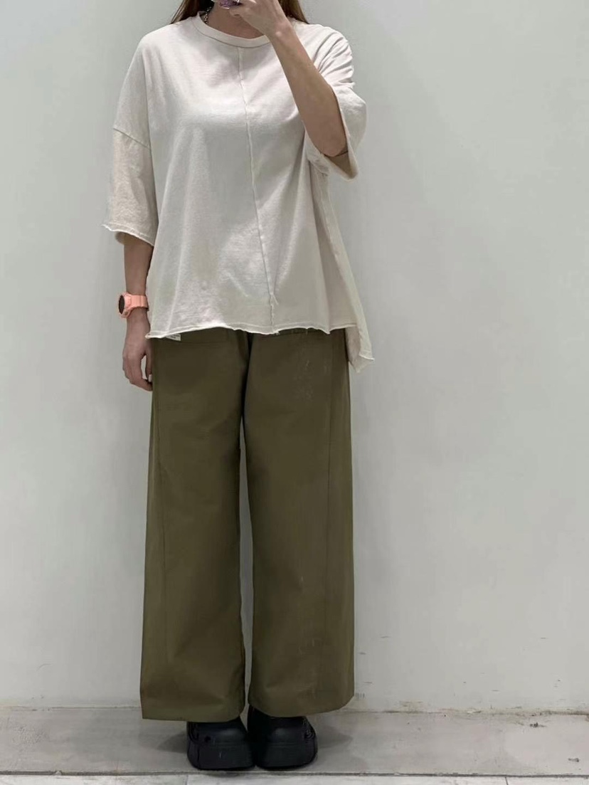 ZACCU韓國直郵㊣東大門實拍女裝新款推薦人氣休閑職業25春夏T恤ZACCUT恤