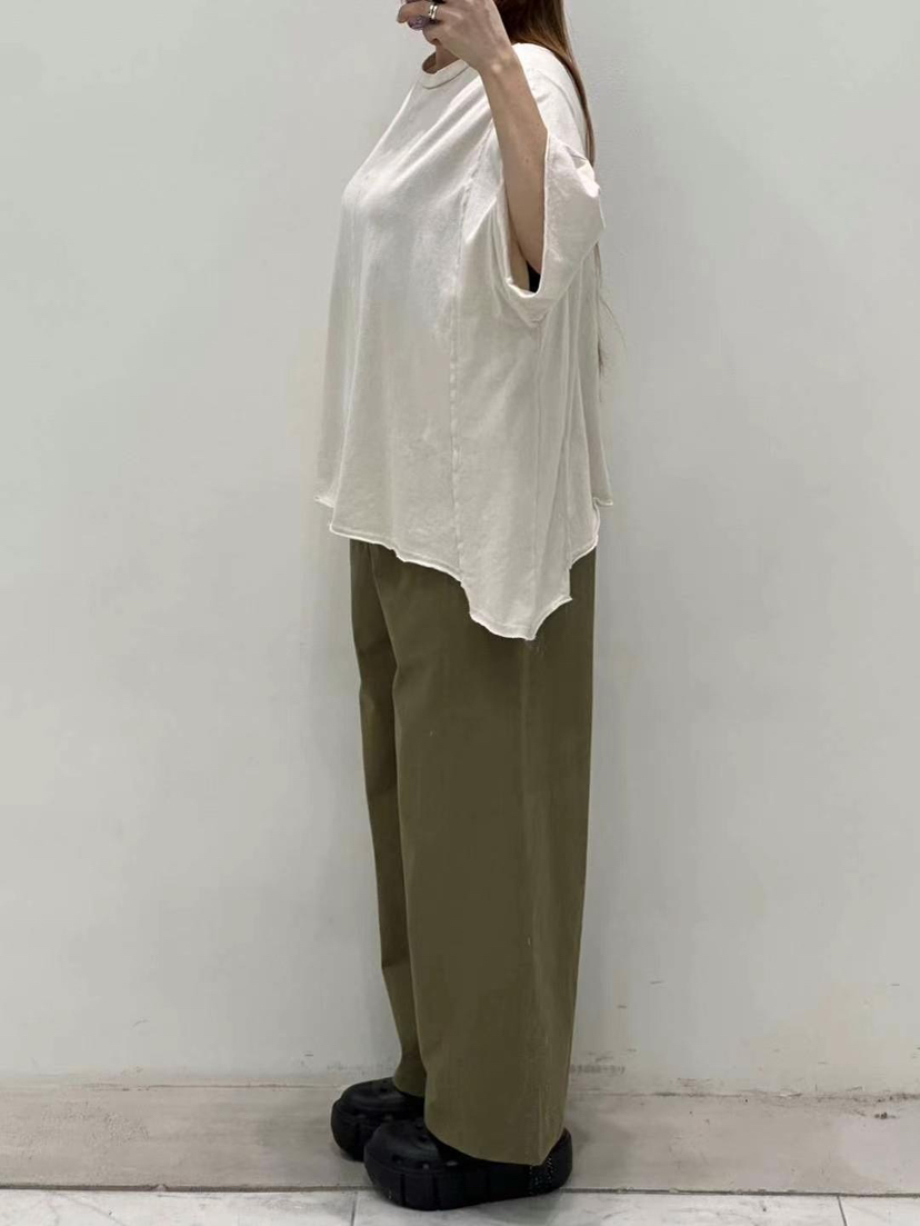 ZACCU韓國直郵㊣東大門實拍女裝新款推薦人氣休閑職業25春夏T恤ZACCUT恤