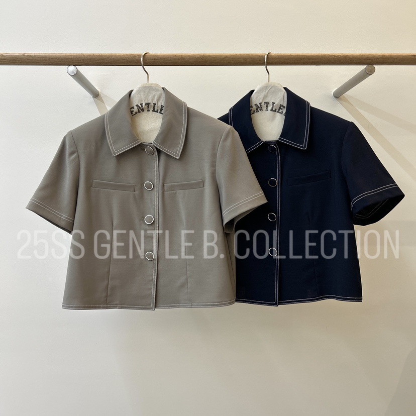 GENTLE B直郵韓國代購㊣女裝新款人氣休閑推薦職業25春夏夾克GENTLE B夾克