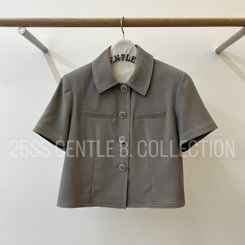 GENTLE B直郵韓國代購㊣女裝新款人氣休閑推薦職業25春夏夾克GENTLE B夾克