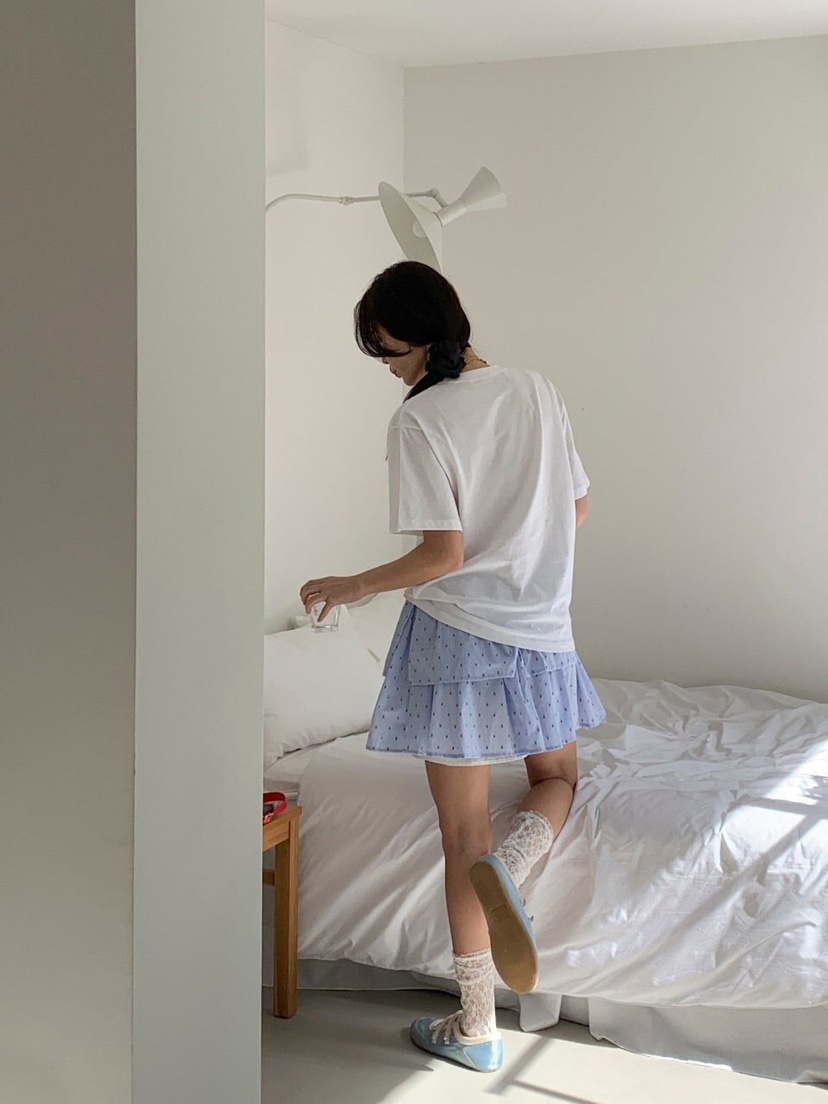 MAISONDEGLORY直郵韓國代購㊣女裝新品熱賣25春夏休閑T恤小熊MAISON DE GLORYT恤