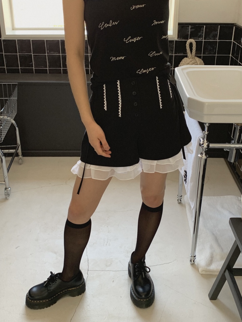 SLAT韓國直郵㊣女裝新品職業熱賣25春夏推薦人氣休閑時尚短褲SLAT短褲
