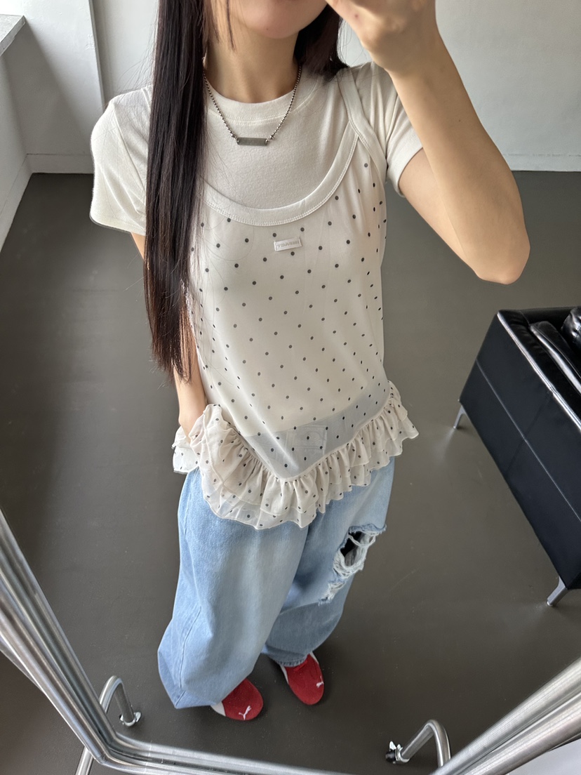 I MFACT韓國直郵㊣女裝新款25春夏職業人氣吊帶背心不含內搭I MFACT吊帶/背心