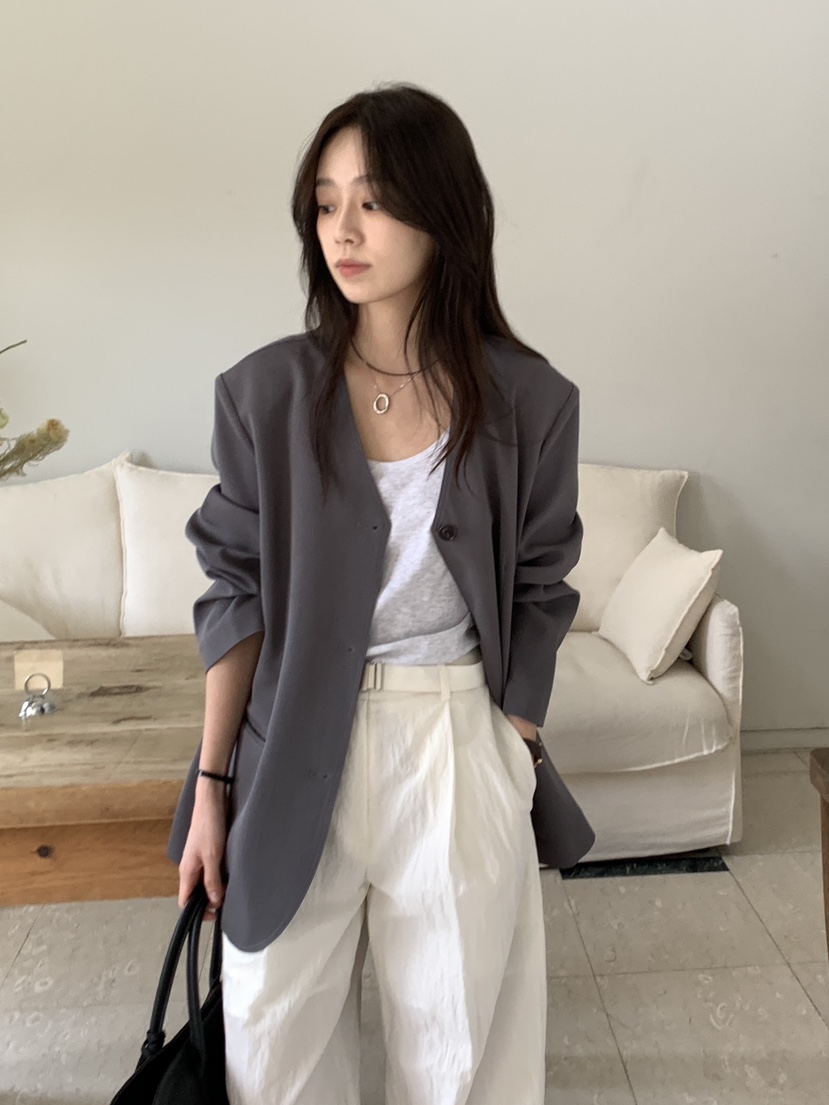BAKING POWDER韓國直郵㊣女裝新品25春夏時尚職業推薦夾克BAKING POWDER夾克