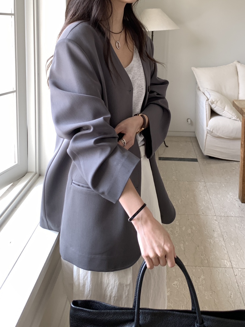 BAKING POWDER韓國直郵㊣女裝新品25春夏時尚職業推薦夾克BAKING POWDER夾克