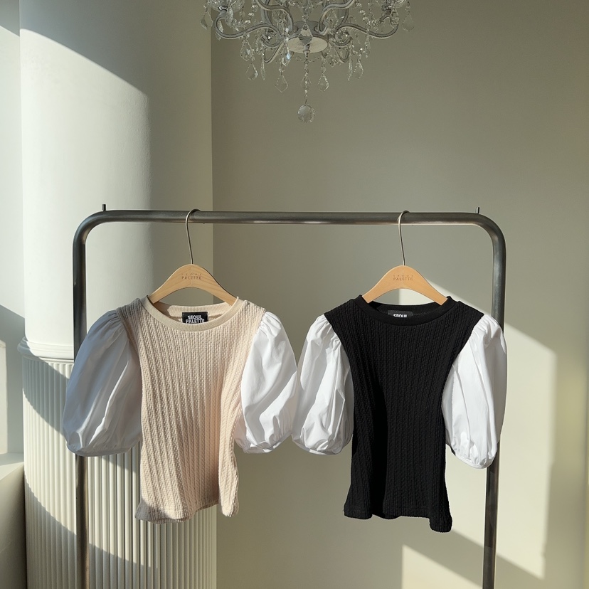 PALETTE-Q韓國㊣直郵東大門代購女裝新款時尚職業人氣針織衫PALETTE-Q針織衫