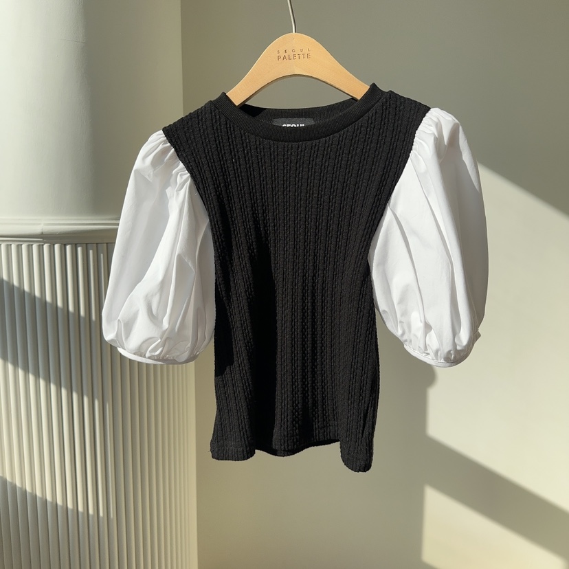 PALETTE-Q韓國㊣直郵東大門代購女裝新款時尚職業人氣針織衫PALETTE-Q針織衫圖色1