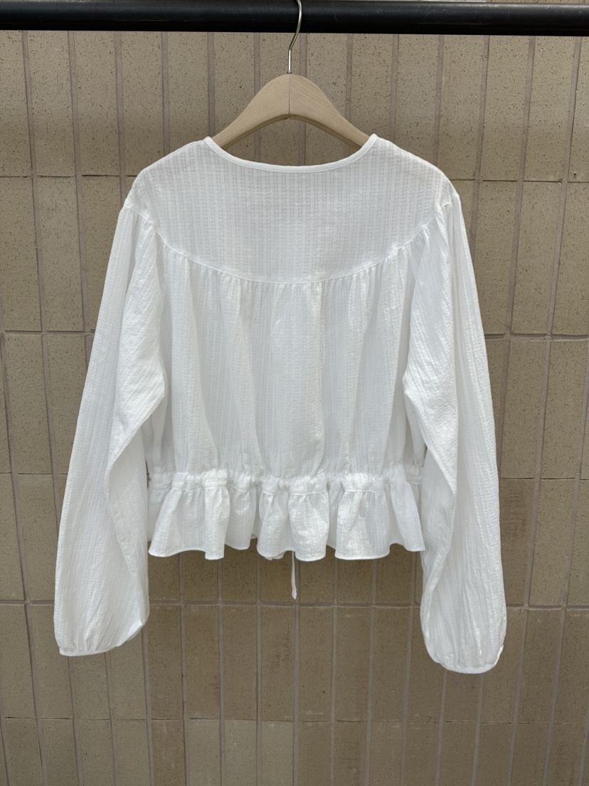 FOSET直郵韓國代購㊣女裝新品25春夏推薦時尚休閑襯衫蕾絲衫FOSET襯衫/蕾絲衫