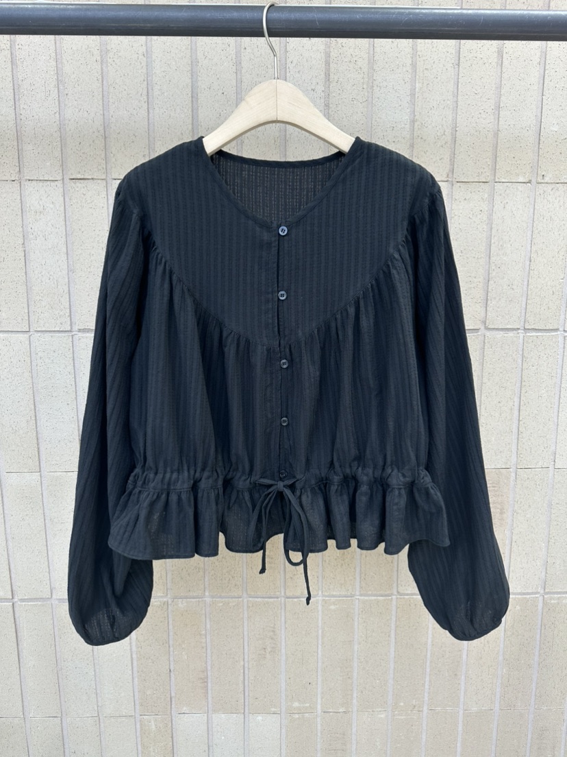 FOSET直郵韓國代購㊣女裝新品25春夏推薦時尚休閑襯衫蕾絲衫FOSET襯衫/蕾絲衫圖色2