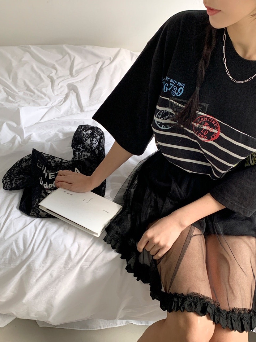 MAISONDEGLORY韓國㊣直郵東大門代購女裝新品熱賣推薦T恤條紋MAISON DE GLORYT恤