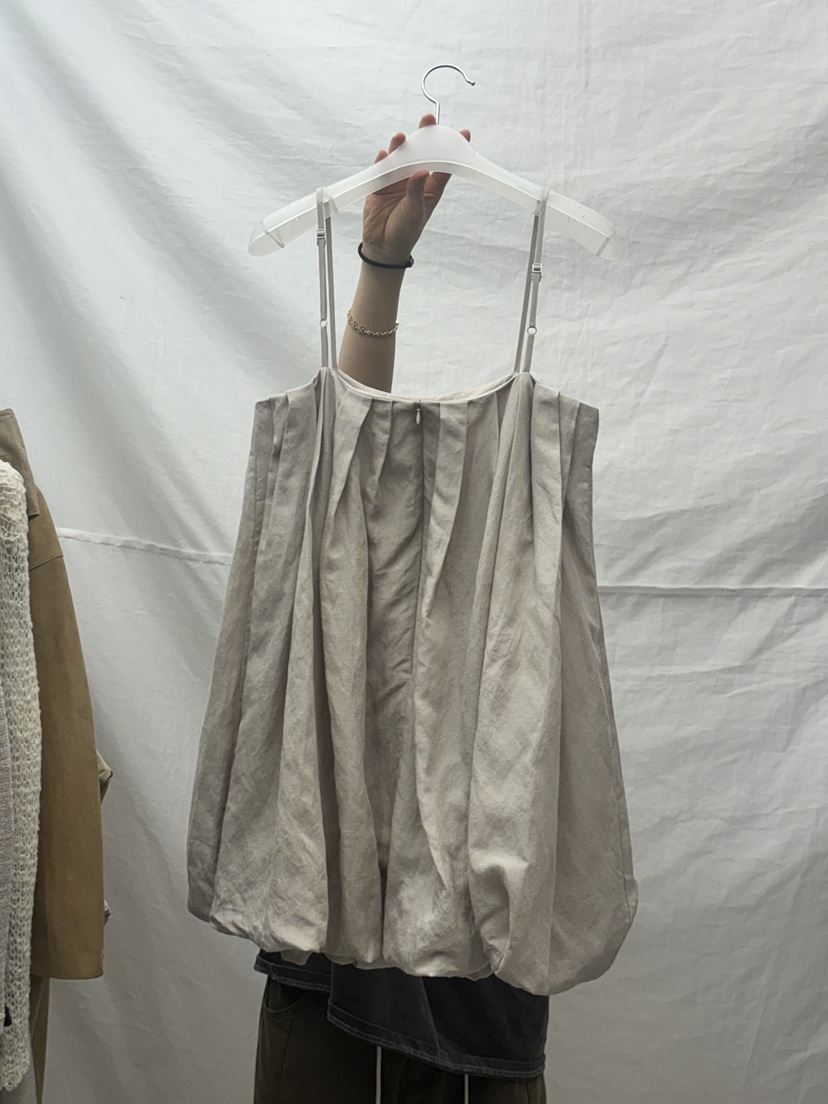 LONDON FLAT直郵韓國代購㊣女裝新品時尚推薦職業連衣裙亞麻LONDON FLAT連衣裙圖色1