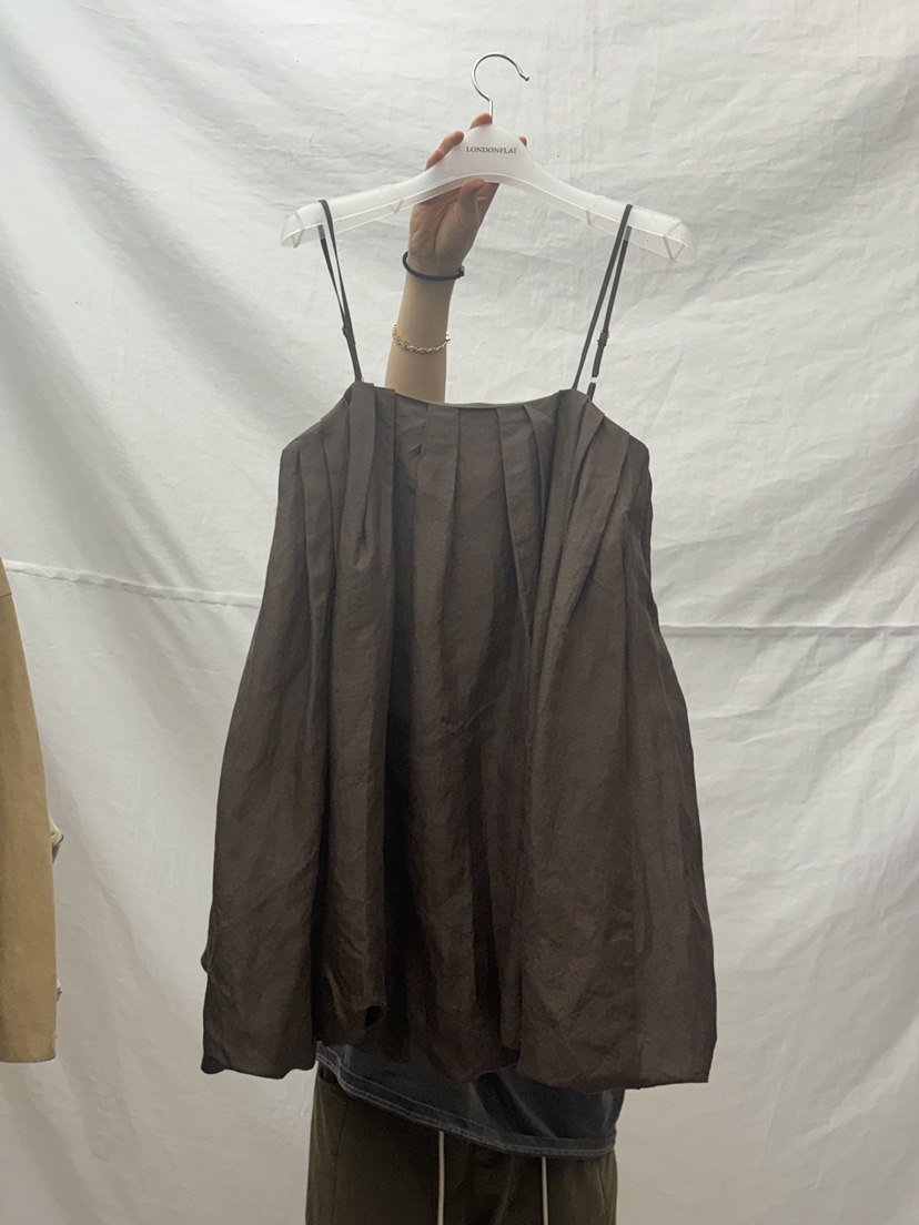 LONDON FLAT直郵韓國代購㊣女裝新品時尚推薦職業連衣裙亞麻LONDON FLAT連衣裙圖色3