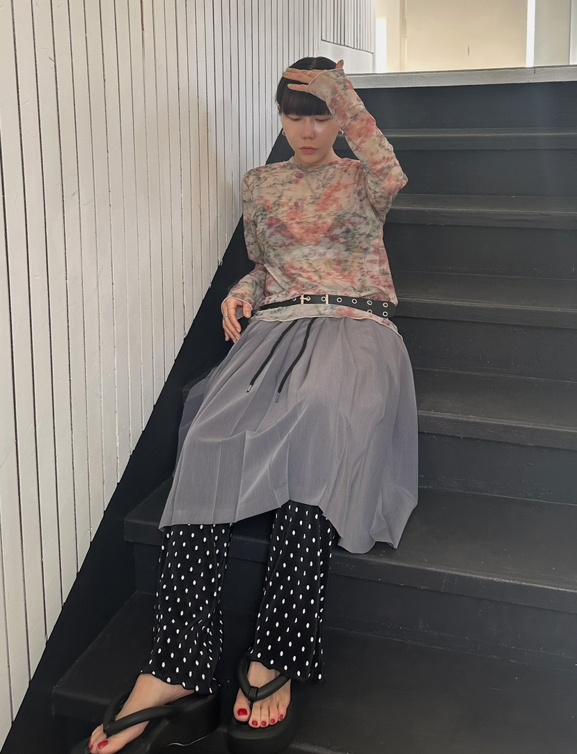 BYRING東大門實拍女士新款推薦25春夏時尚熱賣休閑人氣長袖T恤BYRING長袖T恤