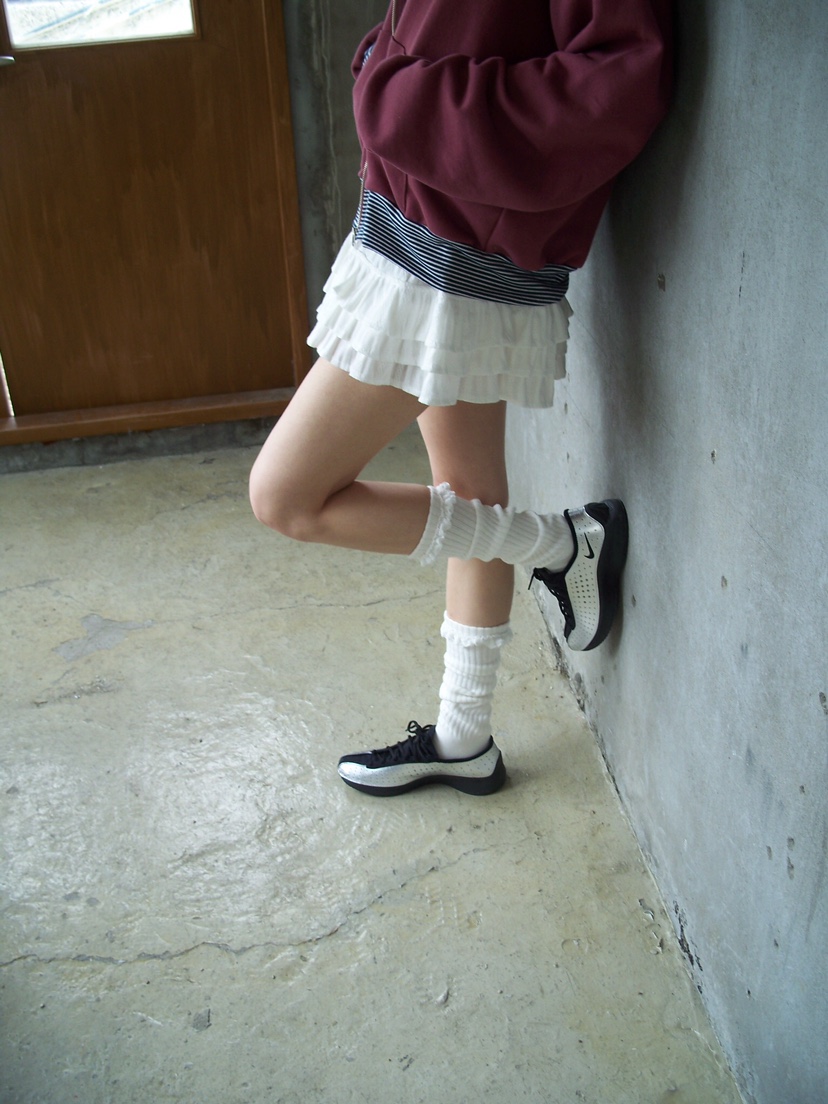 FLASH韓國代購女士新款真品職業時尚人氣25春夏休閑襪子蕾絲FLASH襪子