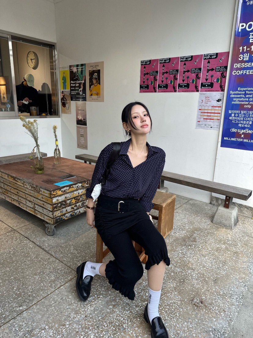 LETAILOR韓國直郵女裝新品熱賣推薦休閑人氣時尚襯衫蕾絲衫LETAILOR襯衫/蕾絲衫