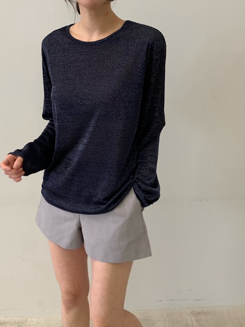 COBALT BLUE韓國代購女士新款人氣熱賣職業25春夏真品長袖T恤COBALT BLUE長袖T恤