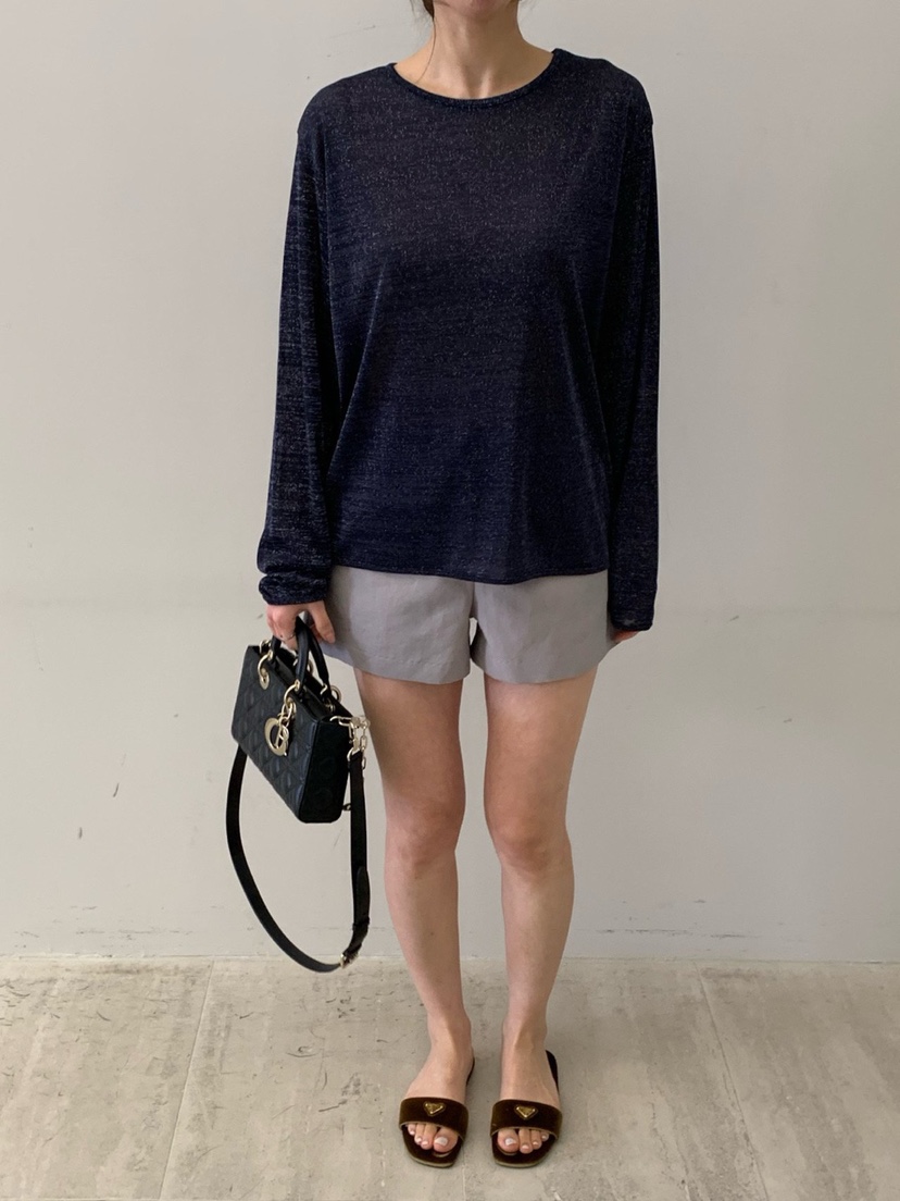 COBALT BLUE韓國代購女士新款人氣熱賣職業25春夏真品長袖T恤COBALT BLUE長袖T恤