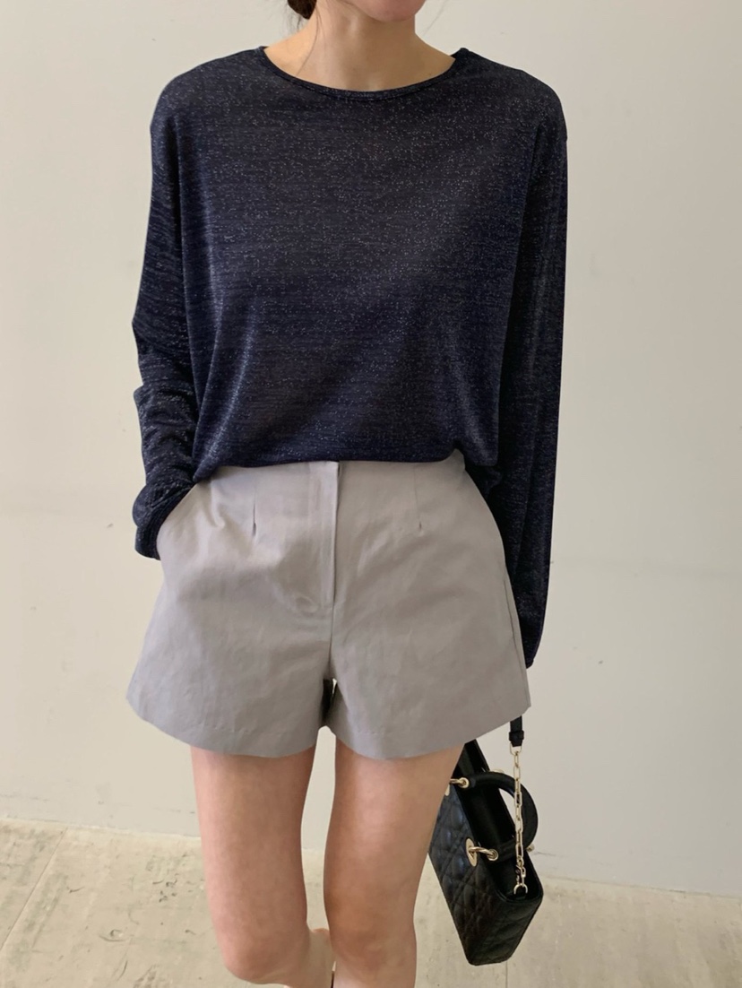 COBALT BLUE韓國代購女士新款人氣熱賣職業25春夏真品長袖T恤COBALT BLUE長袖T恤