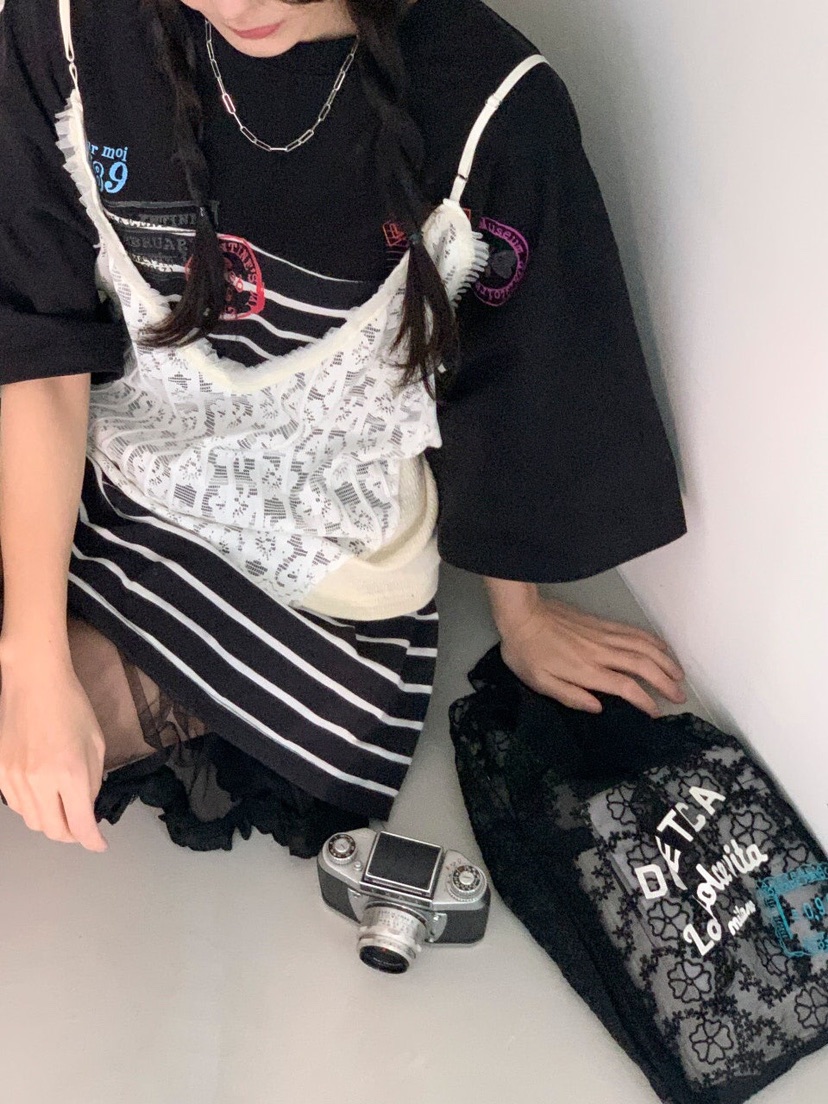 MAISONDEGLORY東大門直郵女士新款人氣25春夏熱賣吊帶背心蕾絲MAISON DE GLORY吊帶/背心