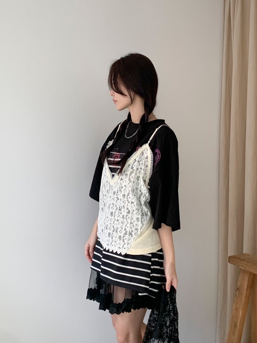 MAISONDEGLORY東大門直郵女士新款人氣25春夏熱賣吊帶背心蕾絲MAISON DE GLORY吊帶/背心