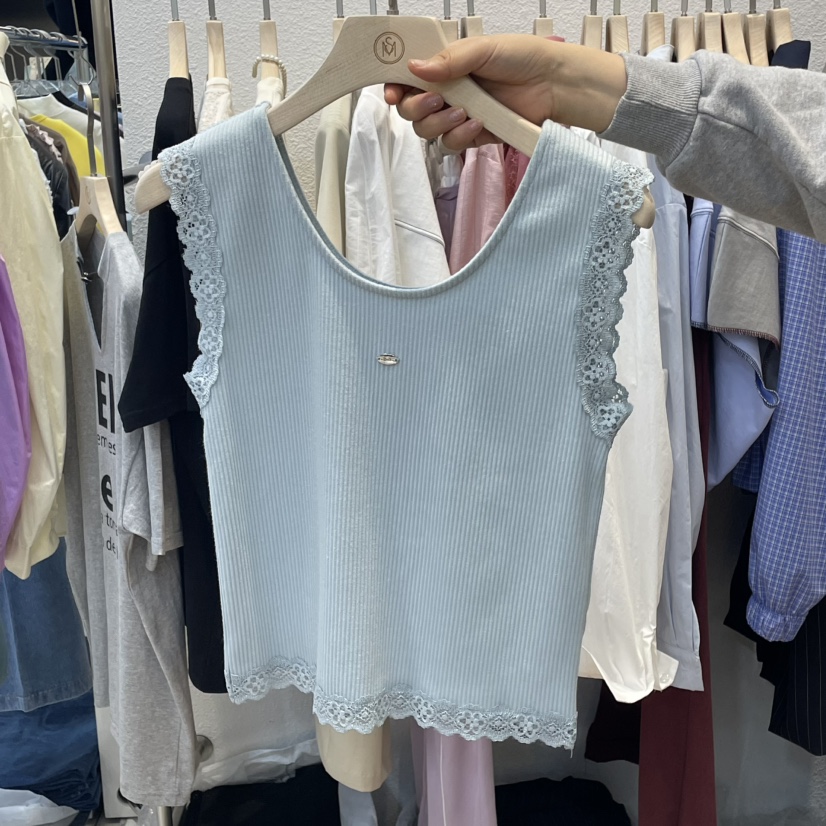 THE MOST-Q東大門代購女裝新款真品職業25春夏熱賣吊帶背心THE MOST吊帶/背心圖色2