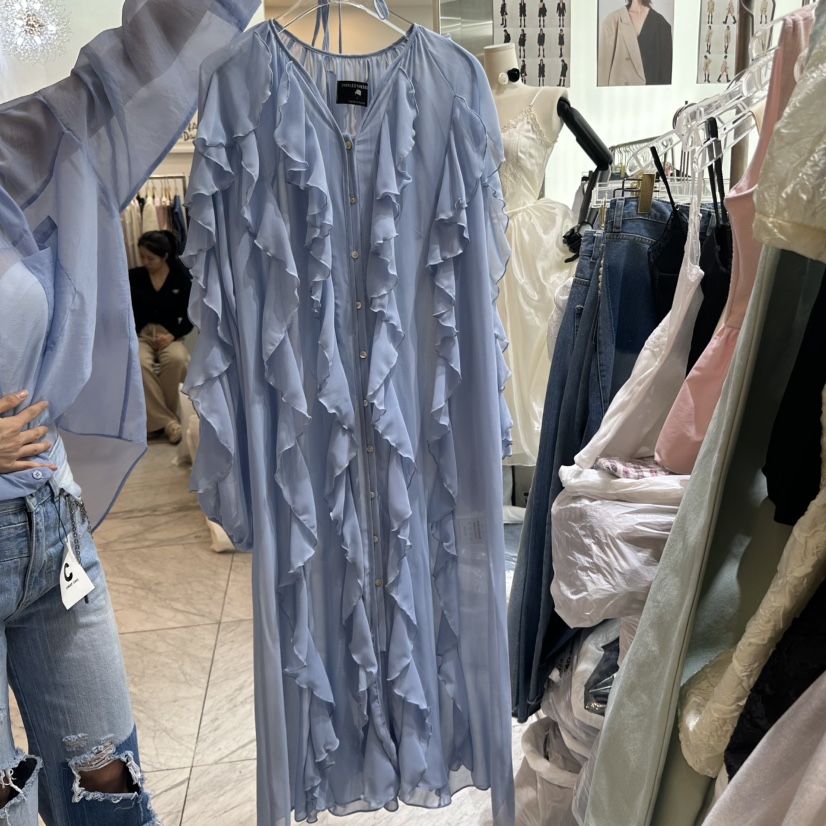CHEAP-CHIC東大門實拍女裝新品25春夏推薦真品連衣裙含腰繩CHEAP-CHIC/CHARLES THE SECOND連衣裙圖色2