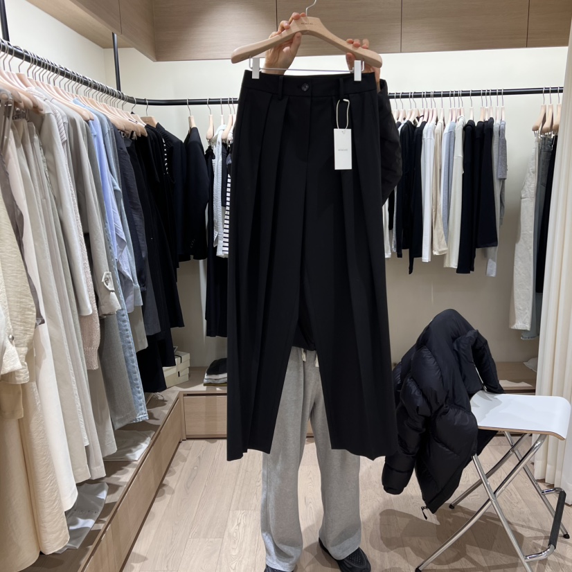 MEMOIRE東大門直郵女士新款職業人氣25春夏推薦真品時尚休閑褲MEMOIRE休閑褲圖色2
