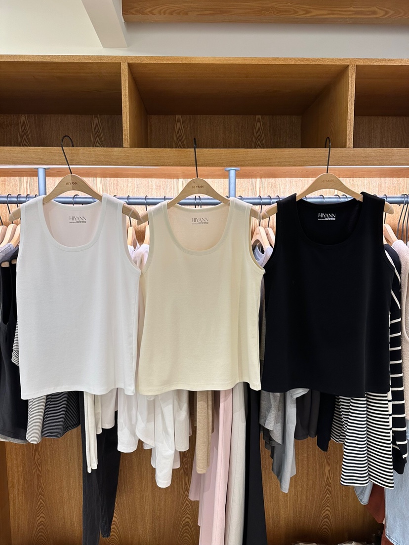 HI YANN東大門直郵女裝新品休閑推薦25春夏職業熱賣吊帶背心HI YANN吊帶/背心