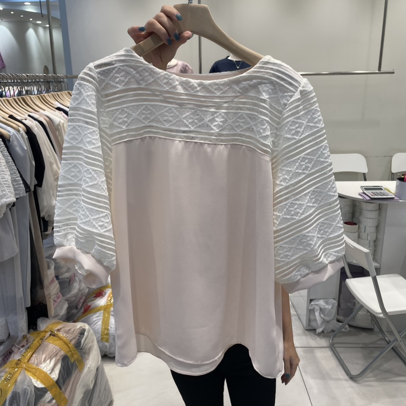 BLUE RIBBON東大門實拍女裝新品休閑時尚人氣熱賣襯衫蕾絲衫BLUE RIBBON襯衫/蕾絲衫圖色1