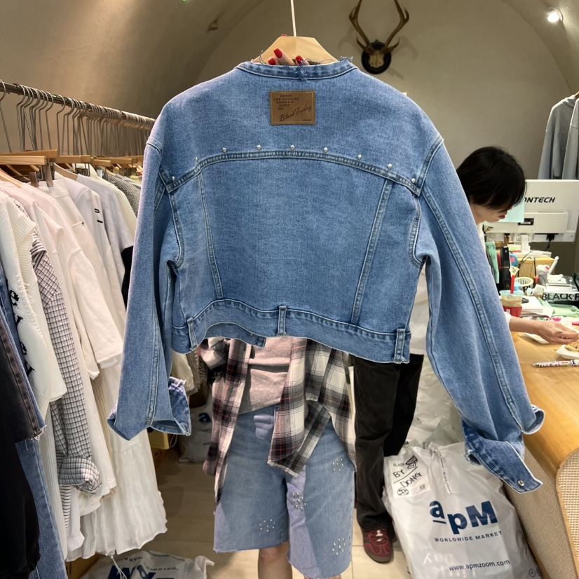 BLACKFRIDAY韓國代購女裝新品時尚職業推薦休閑25春夏人氣夾克BLACK FRIDAY夾克