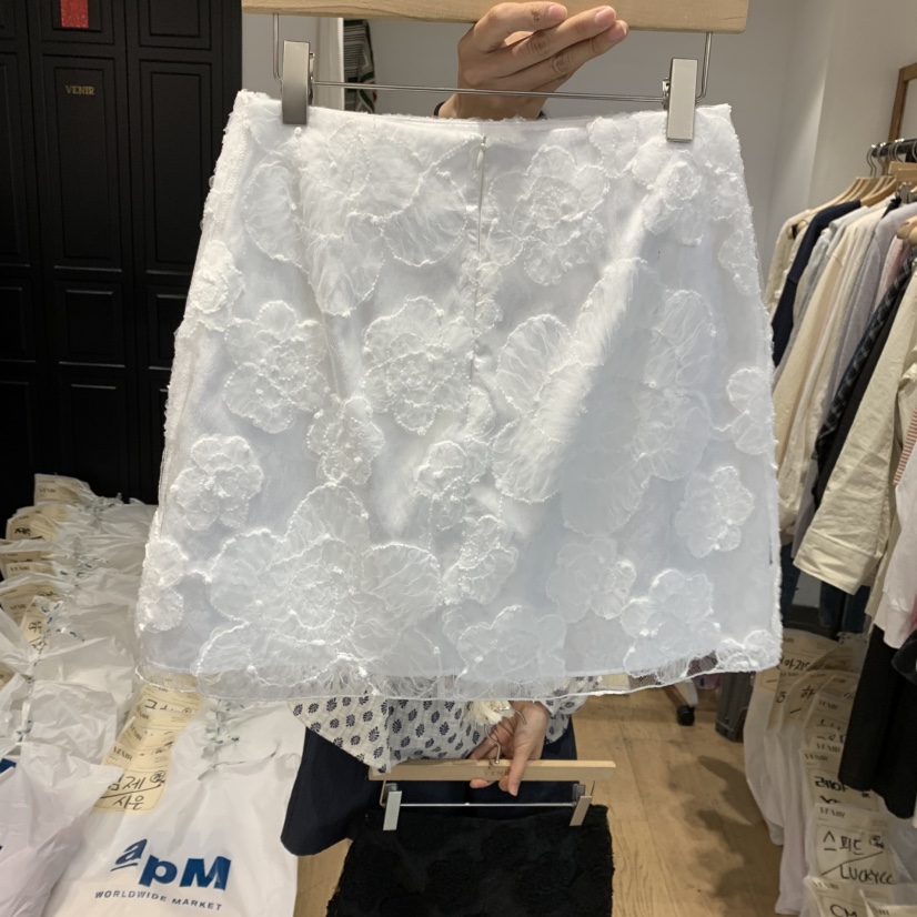 VENIR-a東大門實拍女裝新款推薦休閑真品25春夏時尚職業短裙VENIR-a短裙