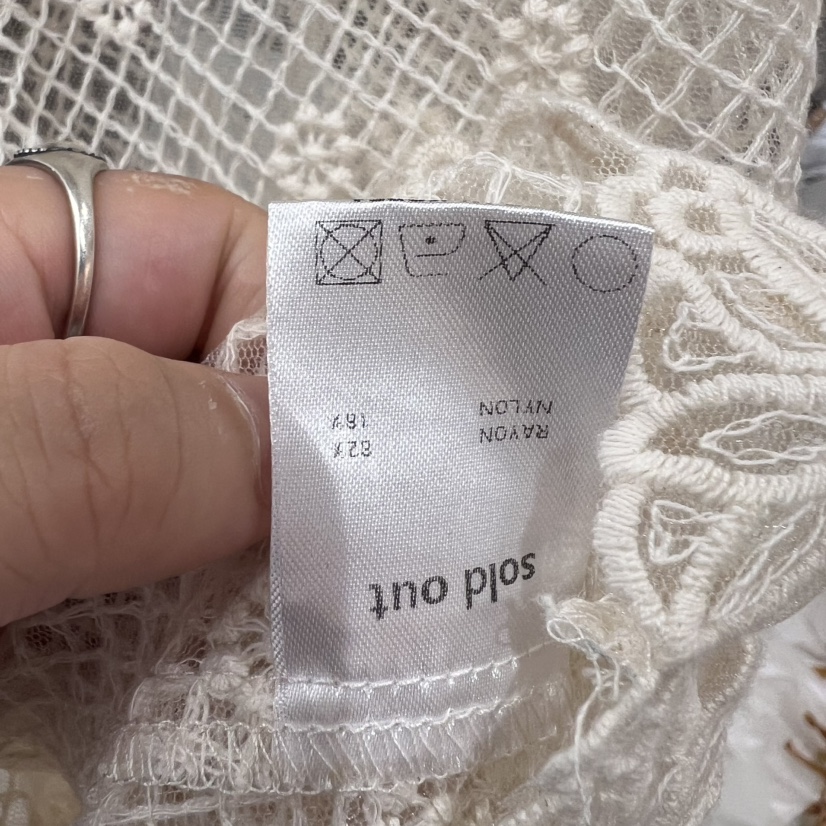 SOLD OUT韓國代購女裝新款人氣真品25春夏時尚職業襯衫蕾絲衫SOLD OUT襯衫/蕾絲衫