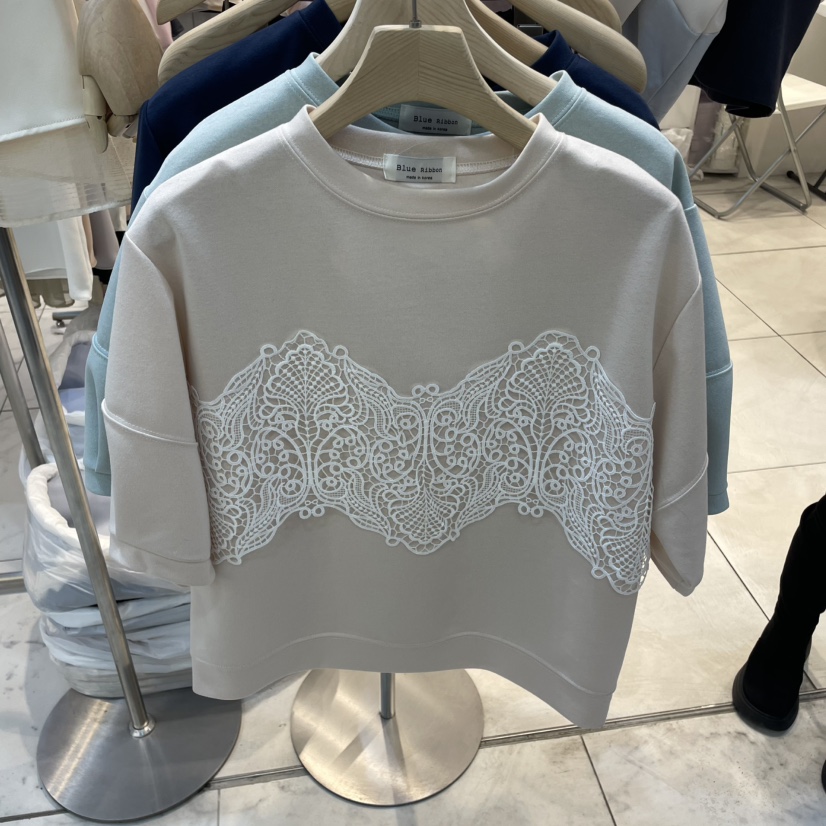 BLUE RIBBON韓國代購女裝新品時尚25春夏人氣推薦休閑真品T恤BLUE RIBBONT恤圖色1