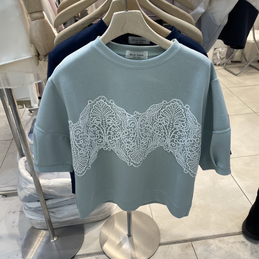 BLUE RIBBON韓國代購女裝新品時尚25春夏人氣推薦休閑真品T恤BLUE RIBBONT恤圖色2