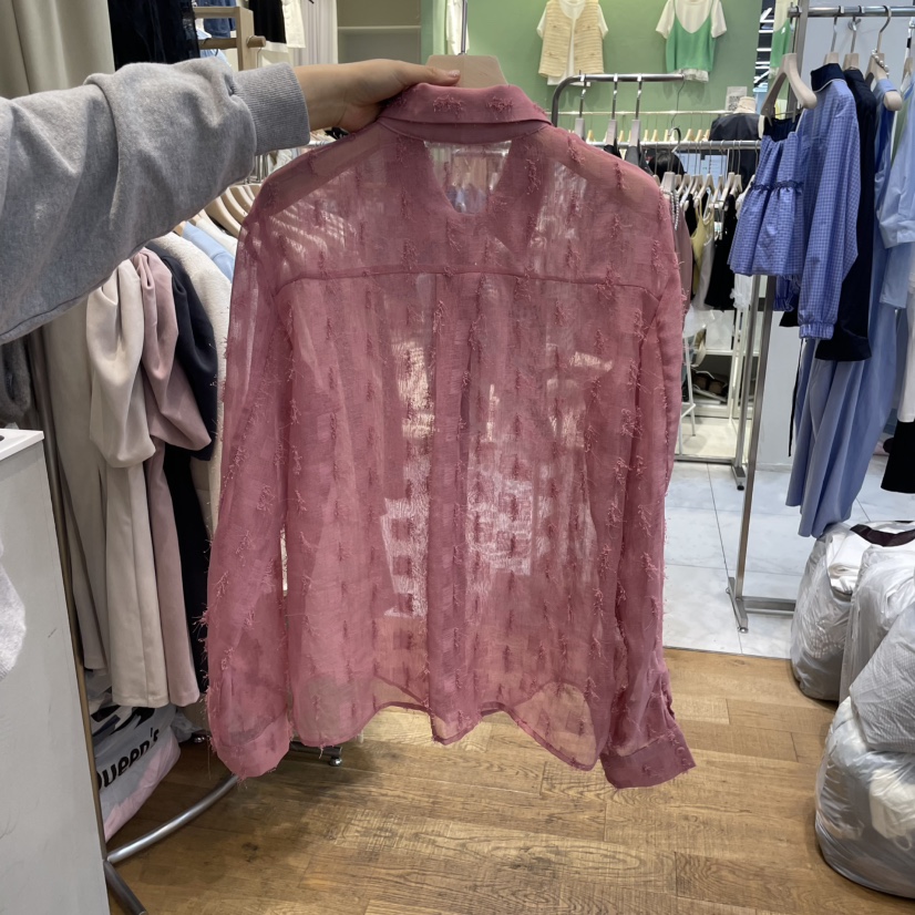THE MOST-Q東大門直郵女裝新品25春夏休閑人氣襯衫蕾絲衫THE MOST襯衫/蕾絲衫