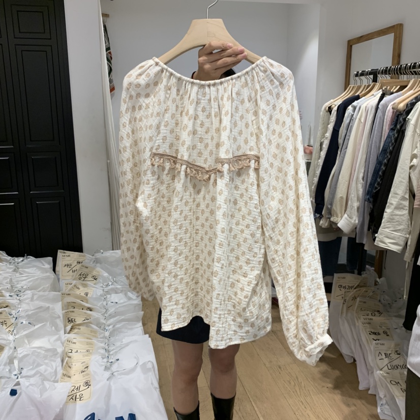 VENIR-a東大門代購女士新品真品推薦人氣時尚職業襯衫蕾絲衫VENIR-a襯衫/蕾絲衫