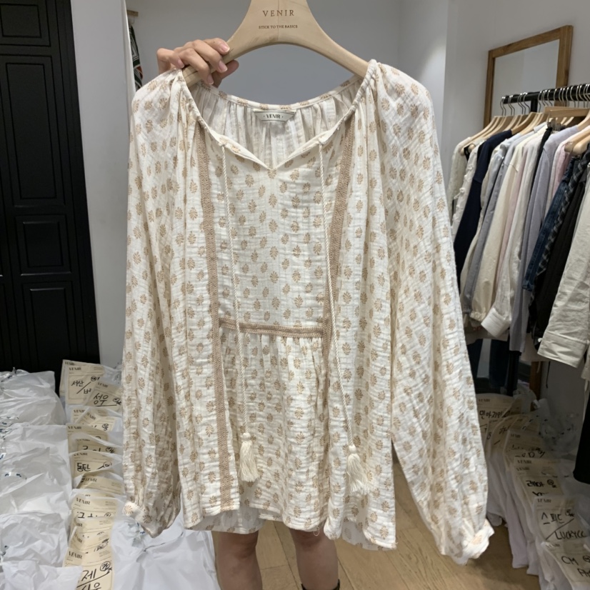 VENIR-a東大門代購女士新品真品推薦人氣時尚職業襯衫蕾絲衫VENIR-a襯衫/蕾絲衫