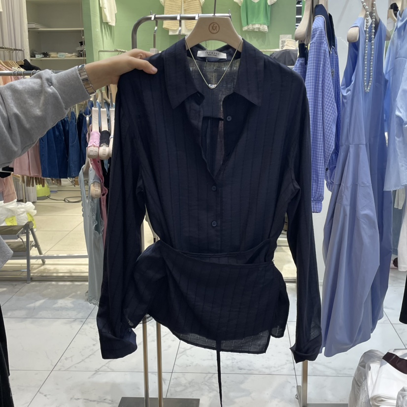 THE MOST-Q東大門實拍女士新款推薦職業人氣休閑襯衫蕾絲衫THE MOST襯衫/蕾絲衫圖色3