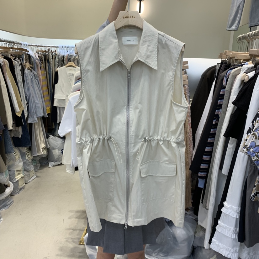 BANILLA.B韓國直郵女士新品25春夏時尚職業真品休閑人氣馬甲STAINLESS馬甲圖色2