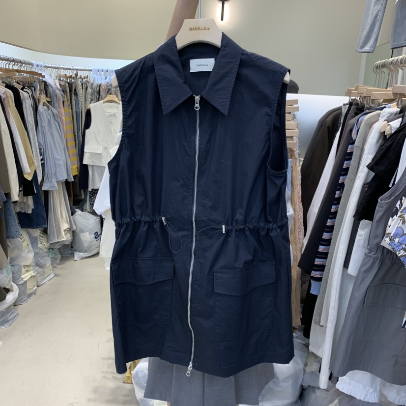 BANILLA.B韓國直郵女士新品25春夏時尚職業真品休閑人氣馬甲STAINLESS馬甲圖色3