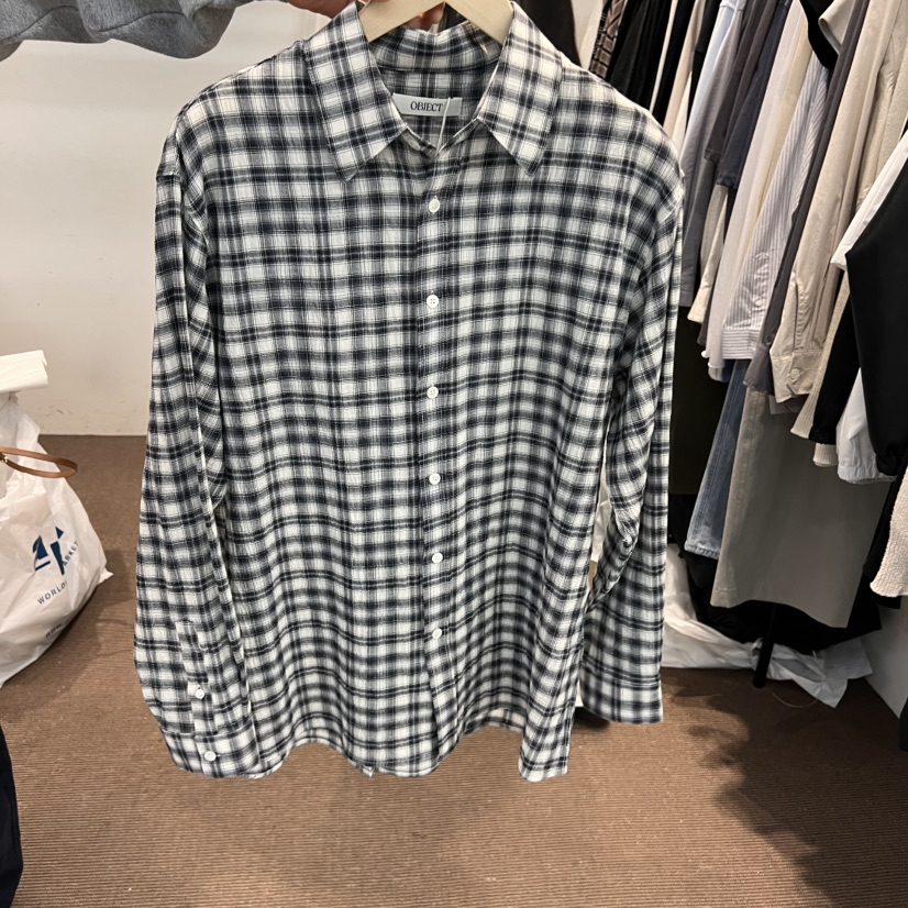 OBJECT韓國直郵㊣東大門實拍女裝新款職業熱賣推薦襯衫蕾絲衫OBJECT襯衫/蕾絲衫圖色1