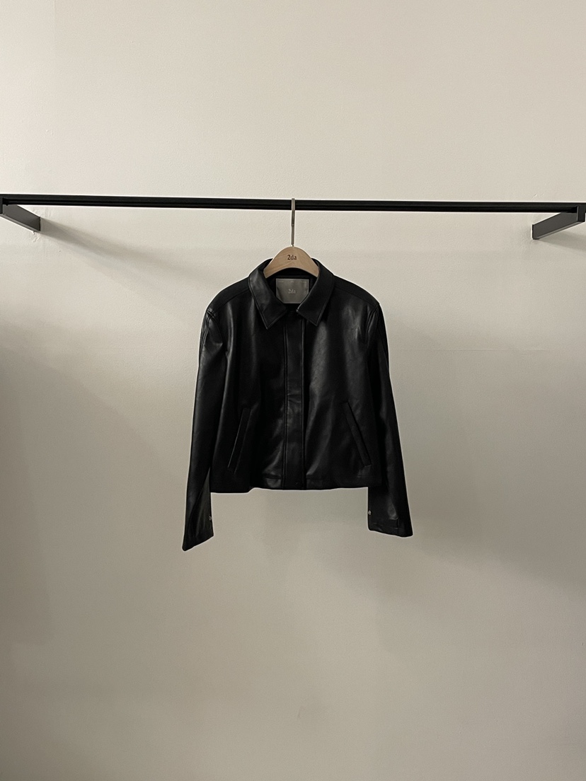 DARIMI-P韓國直郵㊣東大門實拍女裝新品職業人氣時尚休閑皮衣2da/DARIMI-P皮衣圖色3